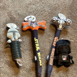 Star Wars Dog Toys Set NEW Bundle of 4 Toys